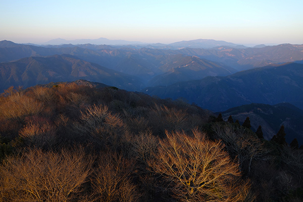白髪岳や霧島連山もくっきりと見えました