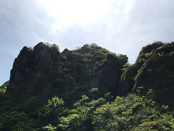 東登山口からの山頂