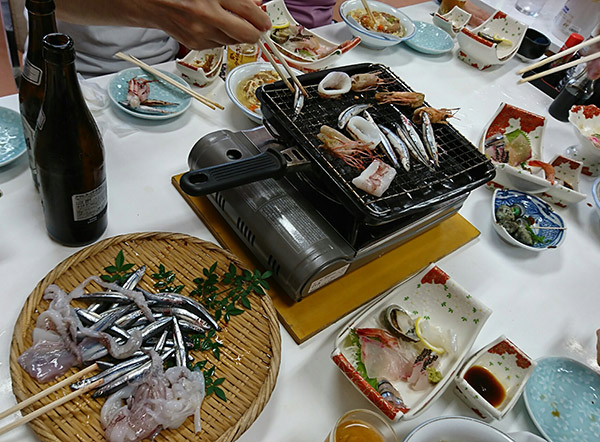 キビナゴと海鮮三昧